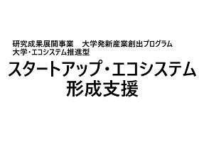 公募情報 プロジェクト推進型 ビジネスモデル検証支援 Start 大学発新産業創出プログラム